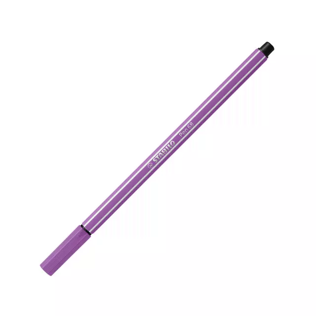 Een Viltstift STABILO Pen 68/60 medium vergrijsd violet koop je bij Goedkope Kantoorbenodigdheden