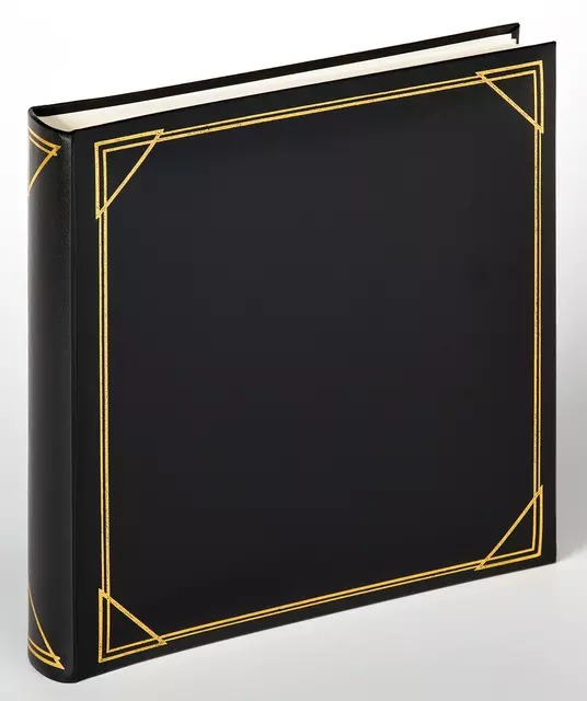 Een Fotoalbum walther design standaard 30x30cm 100vel zwart koop je bij KantoorProfi België BV