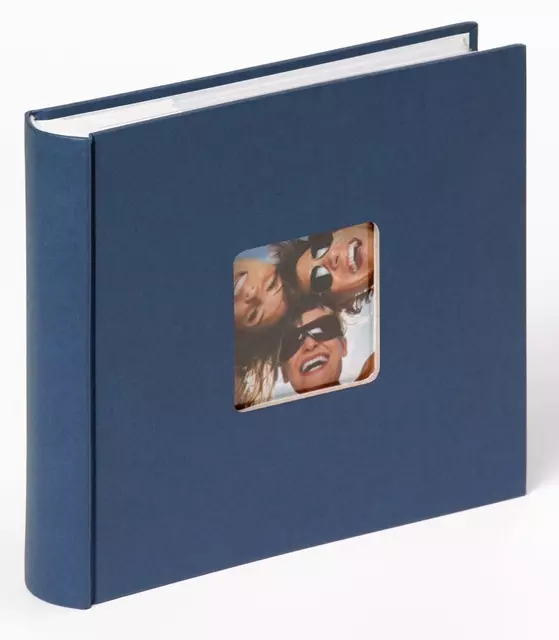 Een Fotoalbum walther design Fun 24cmx22cm voor 200 foto's blauw koop je bij MV Kantoortechniek B.V.