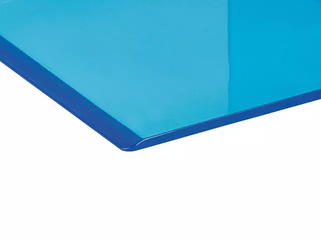 Een Boekensteun MAUL 10x10x13cm acryl set 2 neon blauw transparant koop je bij Kantoorvakhandel van der Heijde