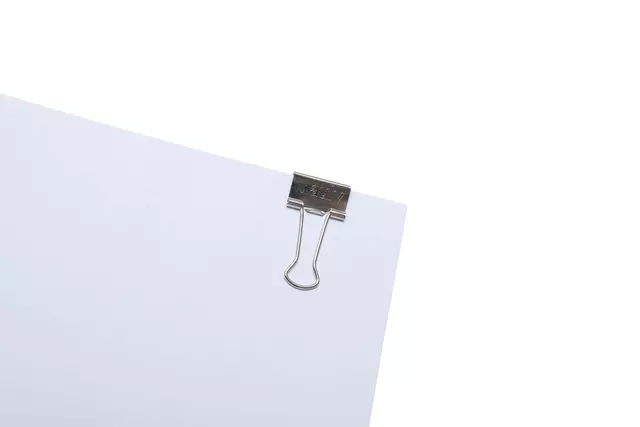 Een Papierklem MAUL 215 foldback 19mm capaciteit 7mm zilver koop je bij Goedkope Kantoorbenodigdheden