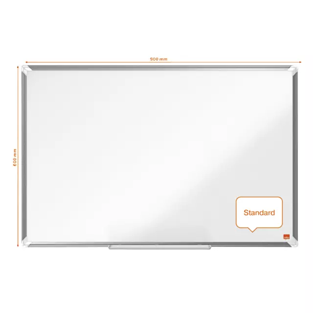 Een Whiteboard Nobo Premium Plus 60x90cm emaille koop je bij MV Kantoortechniek B.V.