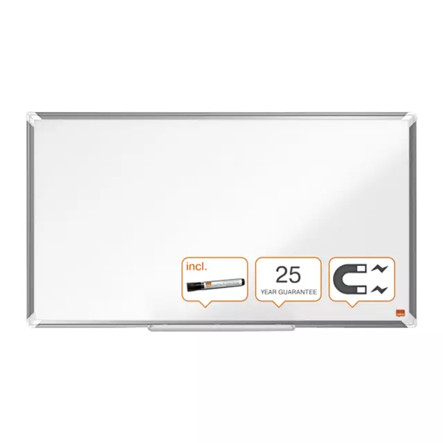 Een Whiteboard Nobo Premium Plus Widescreen 50x89cm emaille koop je bij KantoorProfi België BV