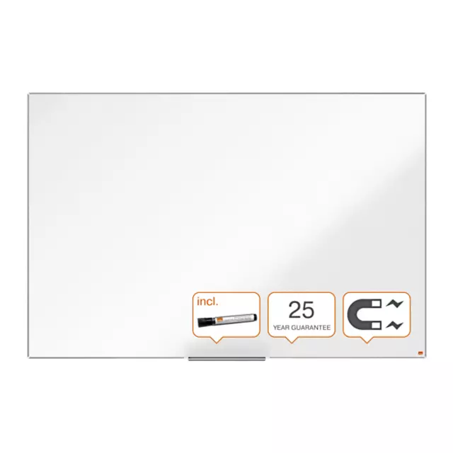 Een Whiteboard Nobo Impression Pro 120x180cm emaille koop je bij KantoorProfi België BV