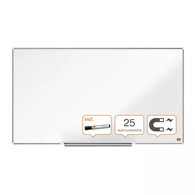 Een Whiteboard Nobo Impression Pro Widescreen 50x89cm emaille koop je bij KantoorProfi België BV