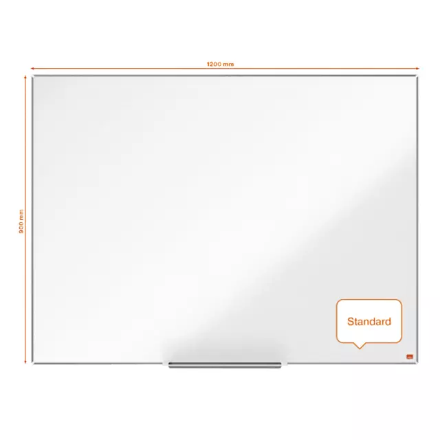 Een Whiteboard Nobo Impression Pro 90x120cm staal koop je bij EconOffice
