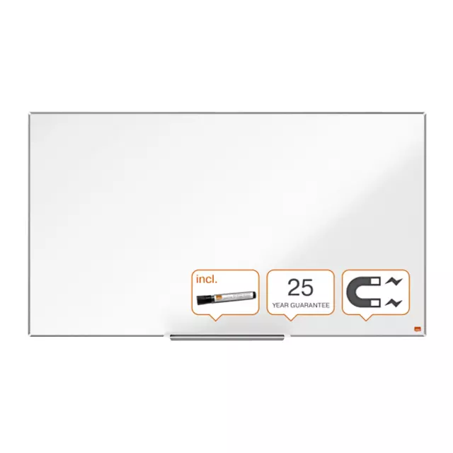 Een Whiteboard Nobo Impression Pro Widescreen 69x122cm emaille koop je bij KantoorProfi België BV