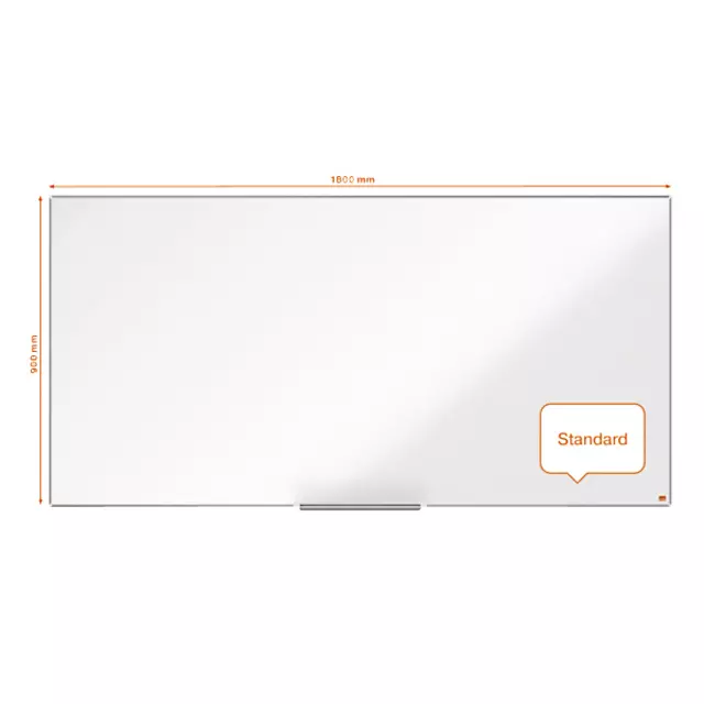 Een Whiteboard Nobo Impression Pro 90x180cm emaille koop je bij KantoorProfi België BV