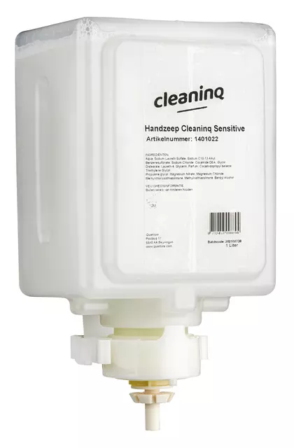 Een Handzeep Cleaninq Sensitive 1000ml koop je bij Van Hoye Kantoor BV