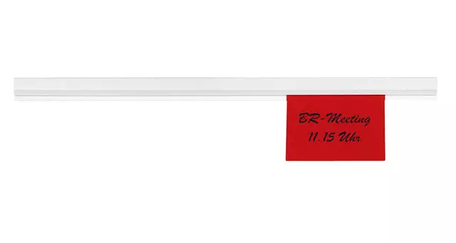 Een Wandlijst MAUL Express papierrail 50cm zelfklevend wit koop je bij KantoorProfi België BV