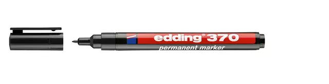 Een Viltstift edding 370 rond 1mm zwart koop je bij Tonerinktshop