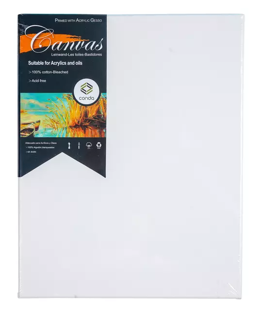 Een Canvas Conda 24 x 30 cm gebleekt katoen koop je bij Totaal Kantoor Goeree