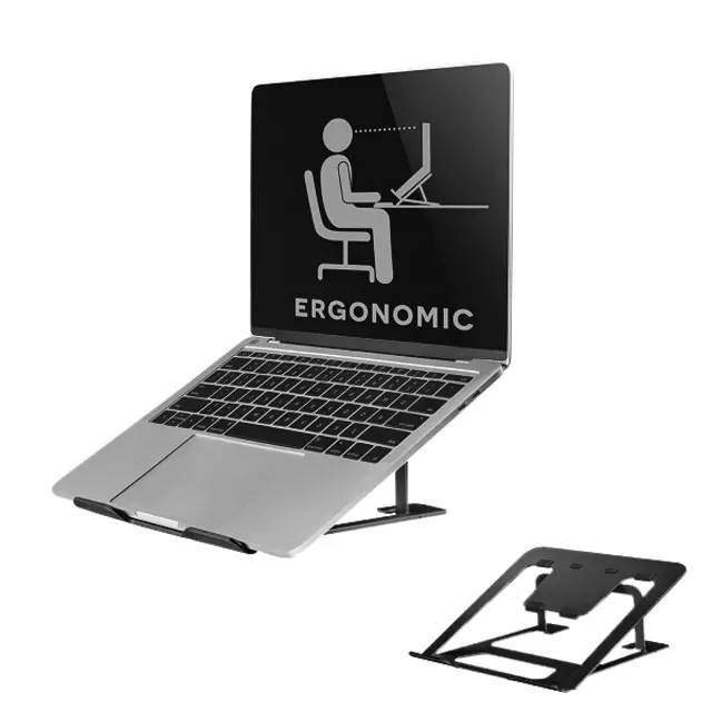 Een Laptopstandaard Neomounts NSLS085 zwart koop je bij EconOffice