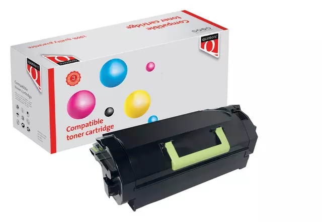 Een Tonercartridge Quantore alternatief tbv Lexmark 53B2H00 zwart koop je bij KantoorProfi België BV