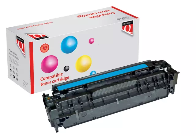 Een Tonercartridge Quantore alternatief tbv Canon 2661B002 / CRG-718C blauw koop je bij Alles voor uw kantoor