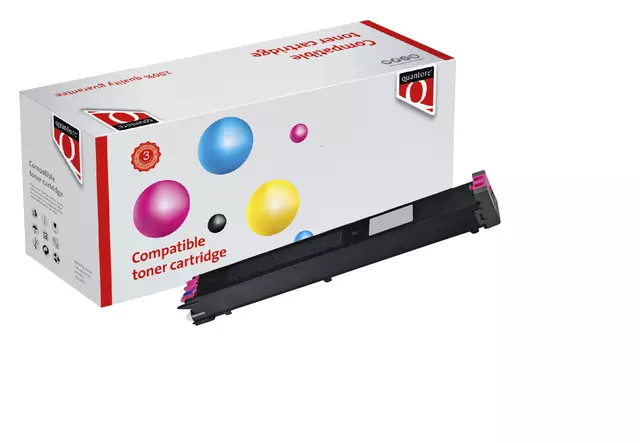 Een Toner Quantore alternatief tbv Sharp MX-31GTMA rood koop je bij MV Kantoortechniek B.V.