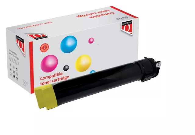 Tonercartridge Quantore alternatief tbv Xerox 106R03692 geel