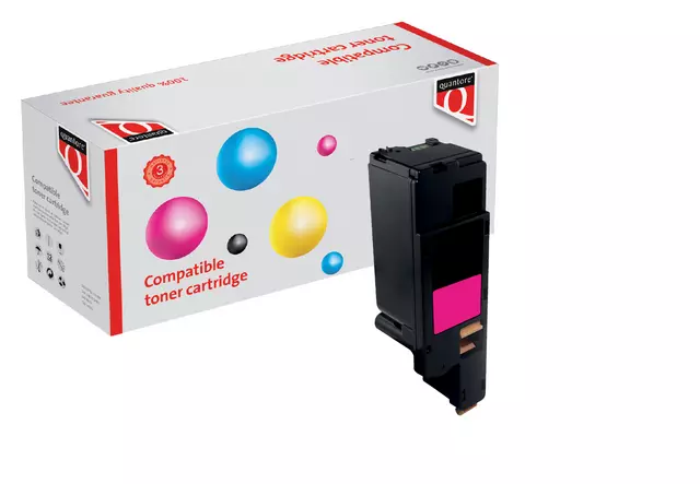 Een Tonercartridge Quantore alternatief tbv Xerox 106R01628 rood koop je bij MV Kantoortechniek B.V.