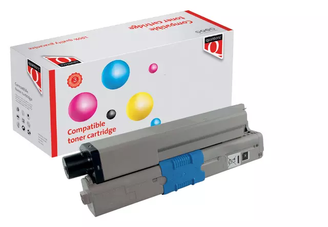 Een Toner Quantore alternatief tbv Oki 46471104 zwart koop je bij Tonerinktshop