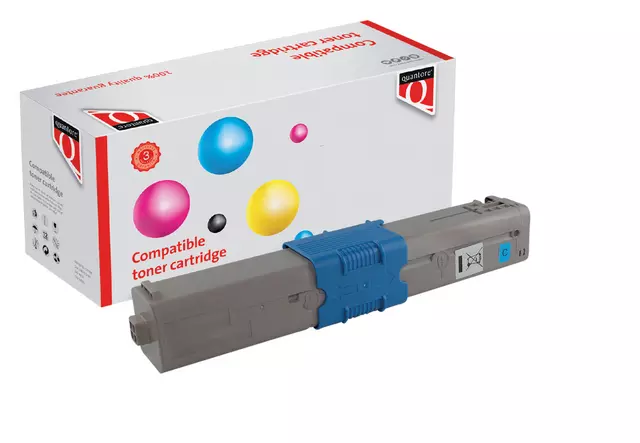 Toner Quantore alternatief tbv Oki 44844507 blauw