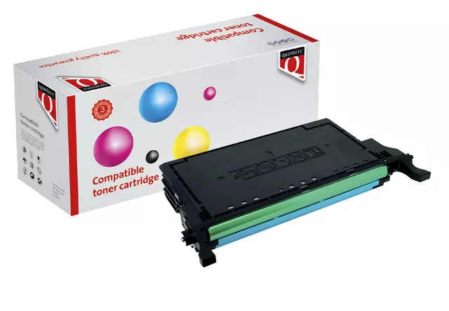 Een Tonercartridge Quantore alternatief tbv Samsung CLT-C5082L/ELS blauw koop je bij Totaal Kantoor Goeree