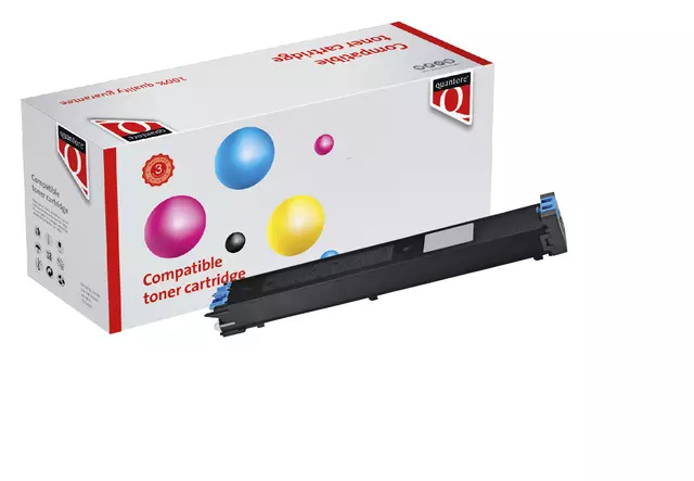 Een Toner Quantore alternatief tbv Sharp MX-31GTCA blauw koop je bij MV Kantoortechniek B.V.