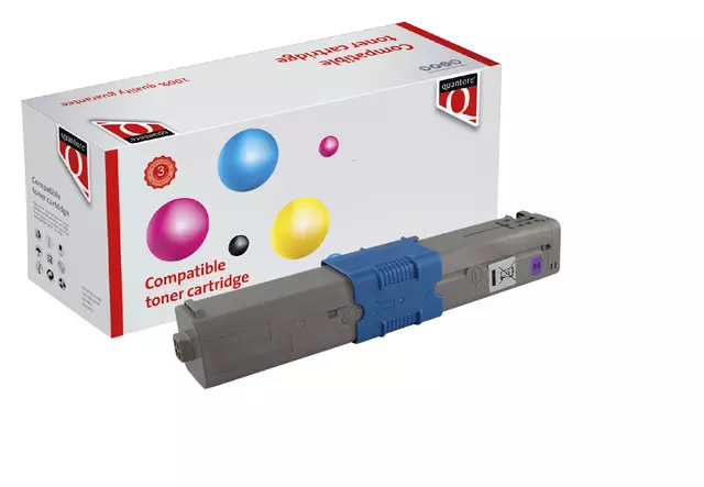 Een Toner Quantore alternatief tbv Oki 46471102 rood koop je bij Tonerinktshop