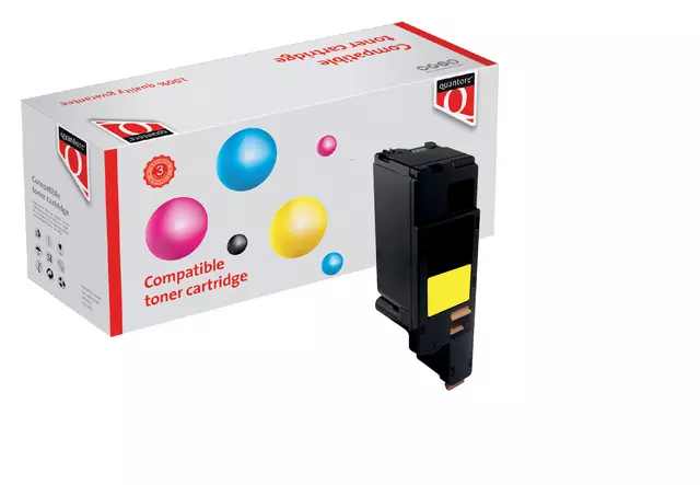 Een Tonercartridge Quantore alternatief tbv Xerox 106R01629 geel koop je bij Tonerinktshop