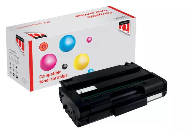 Een Toner Quantore alternatief tbv Ricoh 407646 zwart koop je bij De Angelot