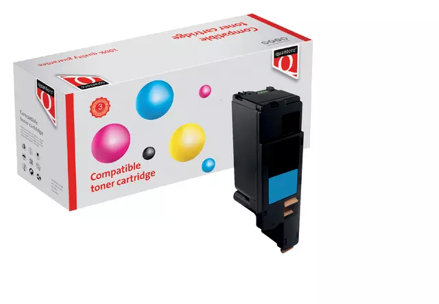 Een Tonercartridge Quantore alternatief tbv Xerox 106R01627 blauw koop je bij Goedkope Kantoorbenodigdheden