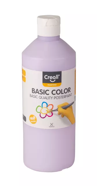 Een Plakkaatverf Creall basic pastel violet 500ml koop je bij KantoorProfi België BV
