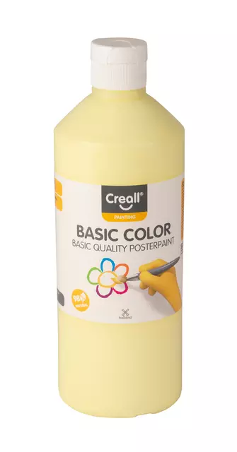 Een Plakkaatverf Creall basic pastel geel 500ml koop je bij KantoorProfi België BV