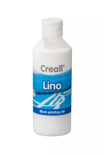 Een Linoleumverf Creall Lino wit 250ml koop je bij Goedkope Kantoorbenodigdheden