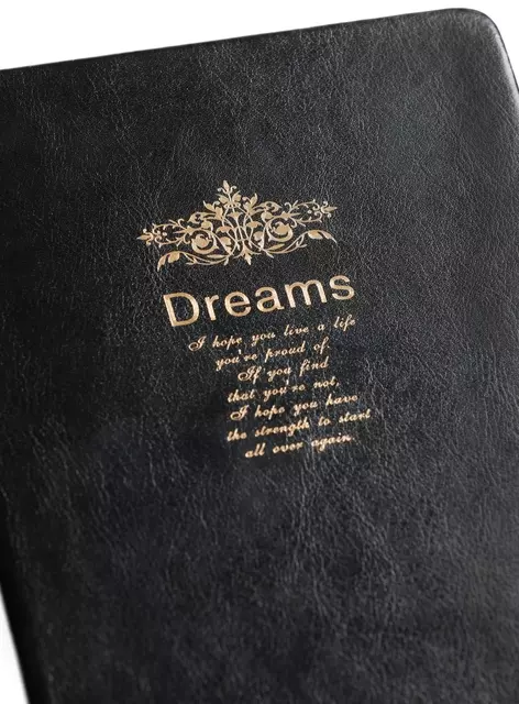 Een Notitieboek Kalpa Dreams 214x145x40mm blanco zwart koop je bij Van Leeuwen Boeken- en kantoorartikelen