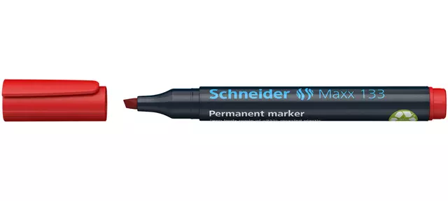 Viltstift Schneider Maxx 133 beitel 1-4mm rood