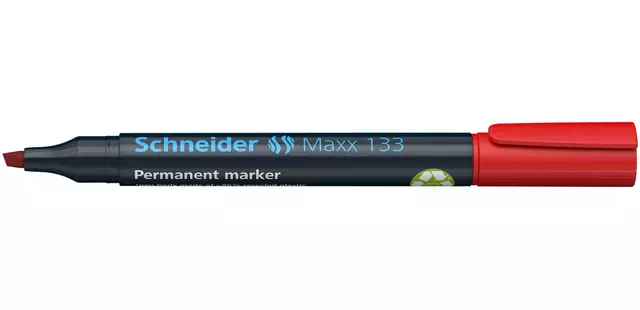 Viltstift Schneider Maxx 133 beitel 1-4mm rood