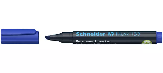 Een Viltstift Schneider Maxx 133 beitel 1-4mm blauw koop je bij KantoorProfi België BV