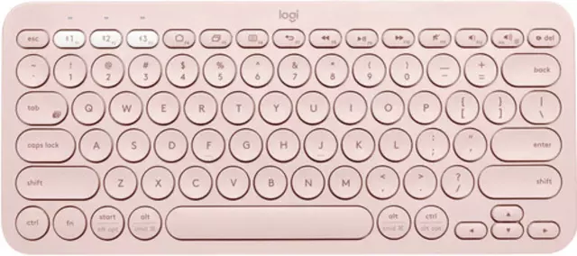Een Toetsenbord Logitech K380 Bluetooth QWERTY rose koop je bij EconOffice