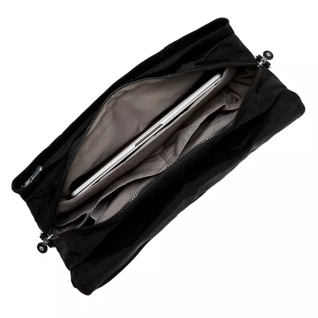 Een Laptoptas Kipling Superworker black noir koop je bij Van Leeuwen Boeken- en kantoorartikelen