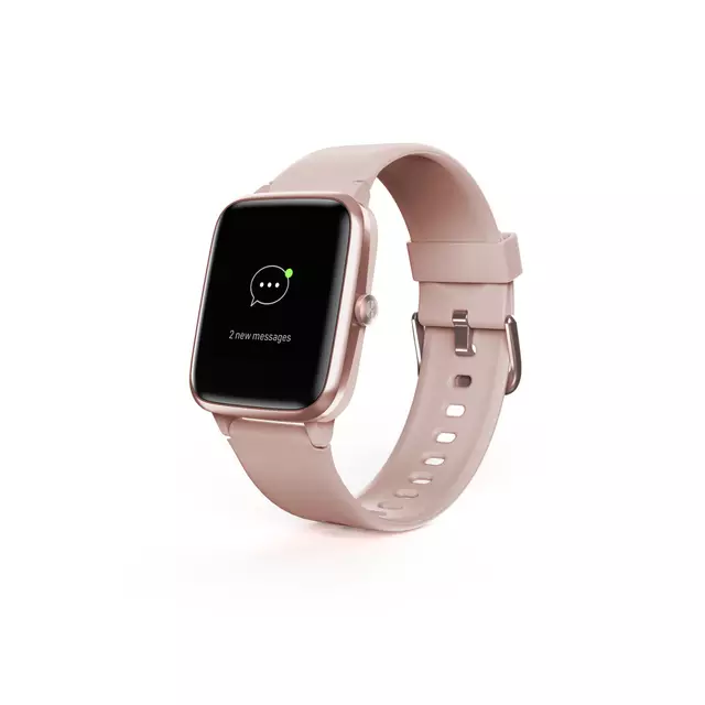 Een Smartwatch Hama Fit watch 5910 rosé koop je bij Van Leeuwen Boeken- en kantoorartikelen