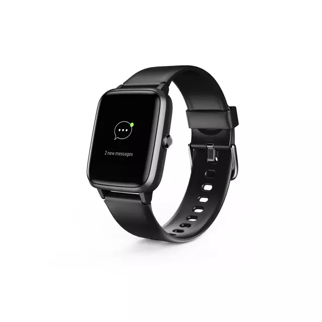 Een Smartwatch Hama Fit Watch 5910 zwart koop je bij Totaal Kantoor Goeree