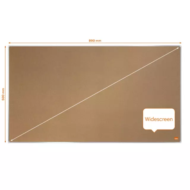 Een Prikbord Nobo Impression Pro Widescreen 50x89cm kurk koop je bij KantoorProfi België BV