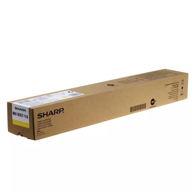 Een Tonercartridge Sharp MX-61GTYA geel koop je bij EconOffice