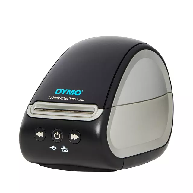 Een Labelprinter Dymo LabelWriter 550 Turbo desktop zwart koop je bij EconOffice