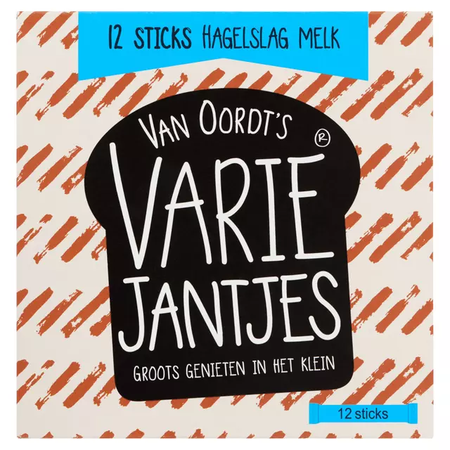 Een Hagelslag van Oordt VarieJantjes melk 10gr koop je bij Van Hoye Kantoor BV