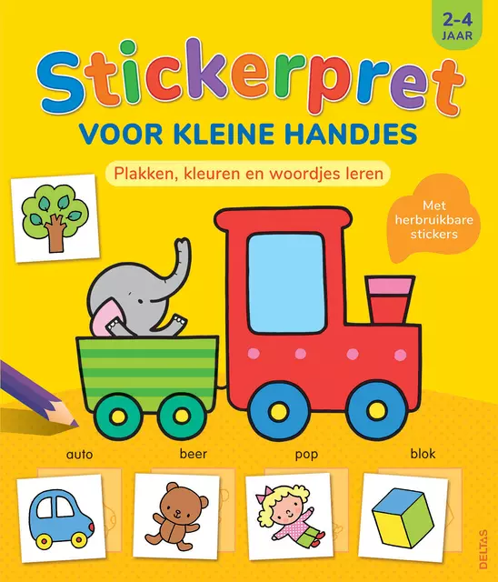 Een Stickerboek Deltas Stickerpret voor kleine handjes 2-4 jaar koop je bij Van Leeuwen Boeken- en kantoorartikelen