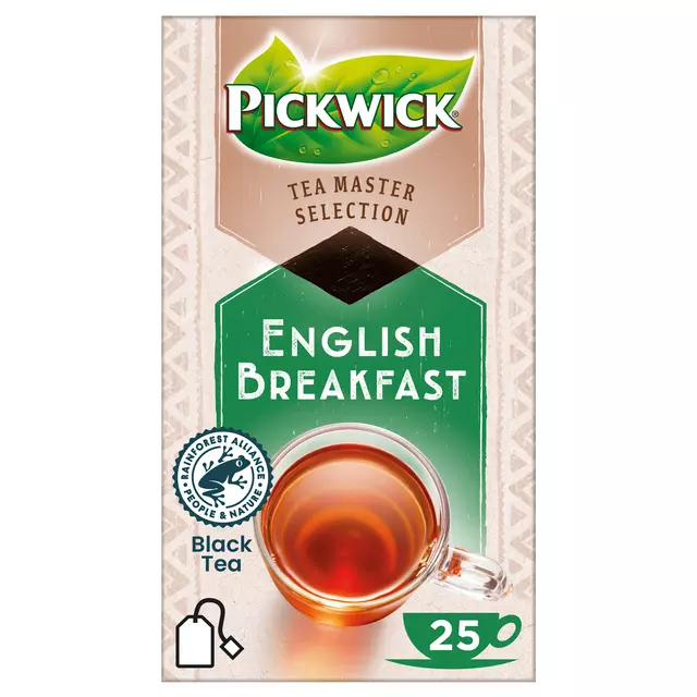 Een Thee Pickwick Master Selection English breakfast 25st koop je bij EconOffice
