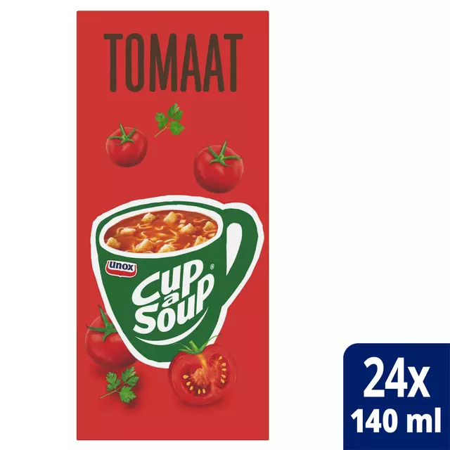 Een Cup-a-Soup Unox tomaat 140ml koop je bij EconOffice
