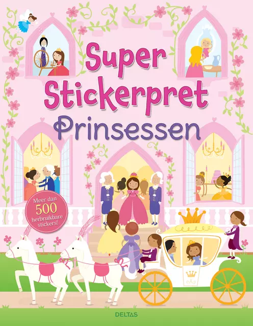 Een Stickerboek Deltas Super Stickerpret prinsessen koop je bij Van Leeuwen Boeken- en kantoorartikelen
