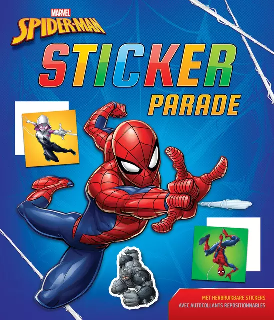 Een Kleur-en stickerboek Deltas Stickerparade Marvel Spider-man koop je bij Totaal Kantoor Goeree
